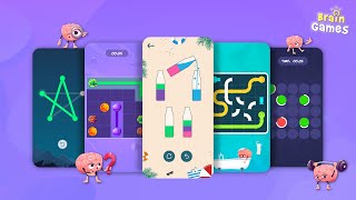 Brain Games - Water Sort puzzle, Connect Planets, Plumber, One Liner, Sudoku, Quick search screenshot 2