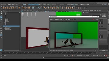 Autodesk Maya tutorial | How to create a mirror in Maya