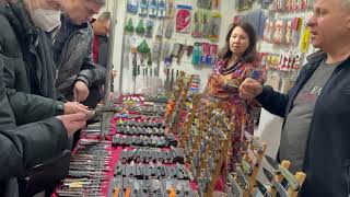 НАКОНЕЦ-ТО Выставка Ножей в городе Санкт-Петербург друзья в этом ролике я 1 нож купил для розыгрыша