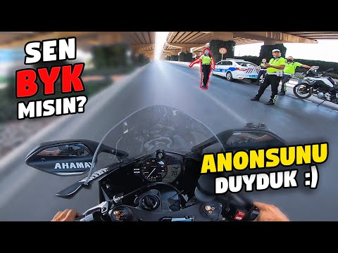 CEZA ÖDEMEYE GİDERKEN POLİS ÇEVİRDİ! | Yamaha R6 Motovlog