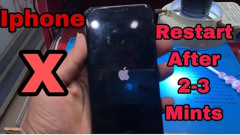 Iphone x restart after 2-3 minutes 💯 solved problem