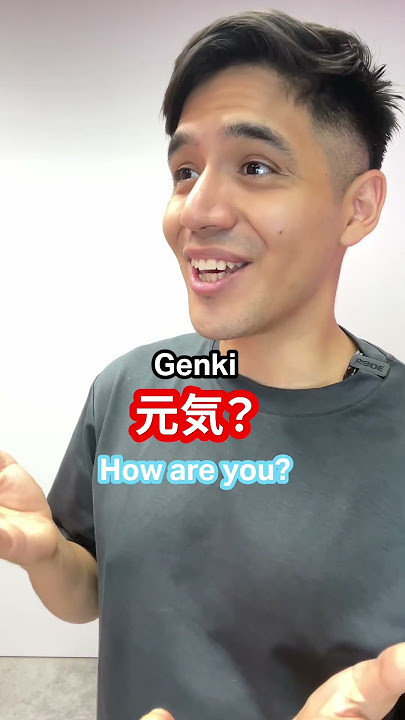How to say hi in Japanese (Konnichiwa) #shorts