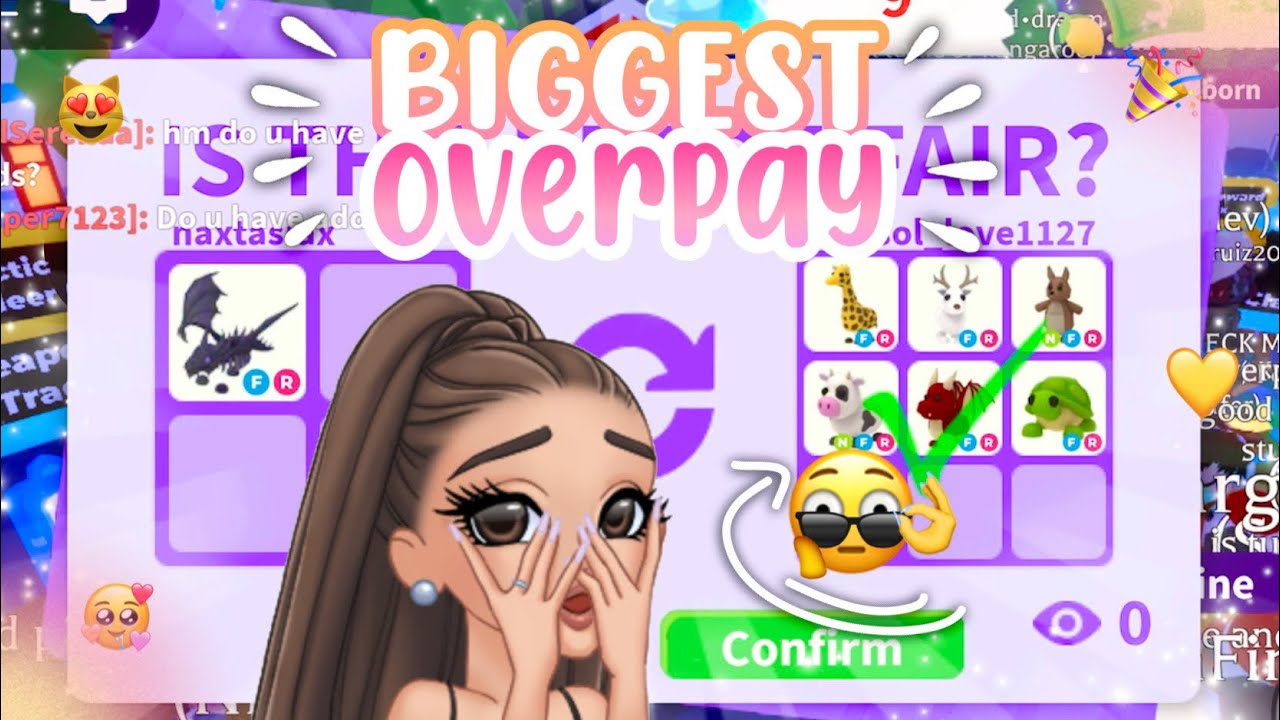 TRADING IN ADOPT ME😍 BIGGEST WINS!🤯 SUCCESSFUL TRADES!!💩