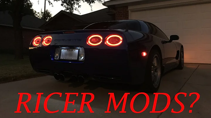 Installing LED Halo Taillights on my C5 Corvette Z06!