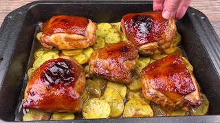 This recipe from my grandmother impressed everyone delicious chicken thigh dinner!