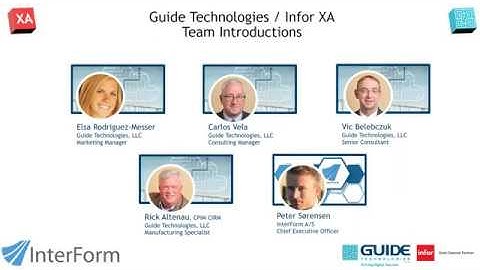 Infor XA Web Series Part 2   ‘InterForm, the latest in XA Forms Management’