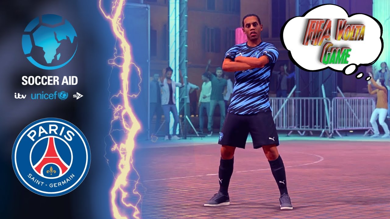 Brazilian football legends vs PSG | FIFA Volta Game PS Gameplay