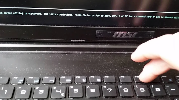 Getting Ubuntu to boot, on MSI GP72