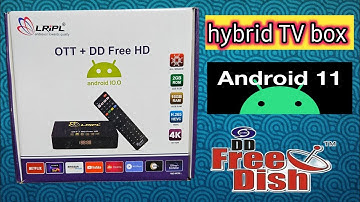 Lripl android +dd free dish box | Lripl 2in1 box | hybrid TV box | android tv box | Lripl free dish 