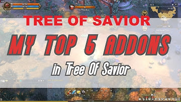 Top 5 ADDONS in Tree Of Savior