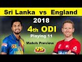 Srilanka vs England 4th ODI Preview | Expected 11| #slvseng #crickethighlights #livecricket #buzz