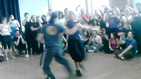 Renata and Jorge zouk demo - Brazil Central 2010