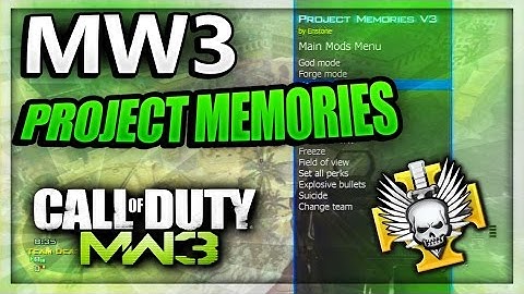 [PS3/MW3] Mod Menu Project Memories v3