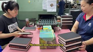How Hardcover Books Are Made | Folding, Sewing, Gathering &amp; Case Binding Process