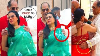 Kajol Uncle tried to do this in Public, made her feel very Uncomfortable | Video getting viral