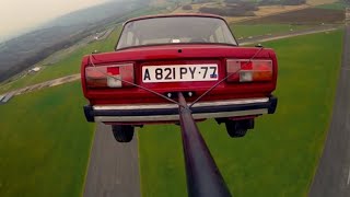 Lada Dropped from Helicopter | James May's Cars of the People | BBC Studios