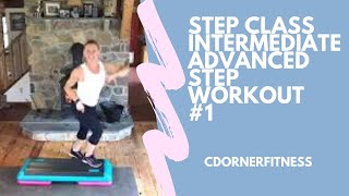 STEP CLASS!!  Intermediate to Advanced Step workout! 136 bpm #1
