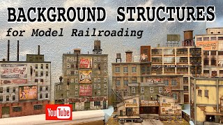 Background buildings for model railroading!
