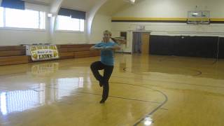 Front View Pom Dance With Music