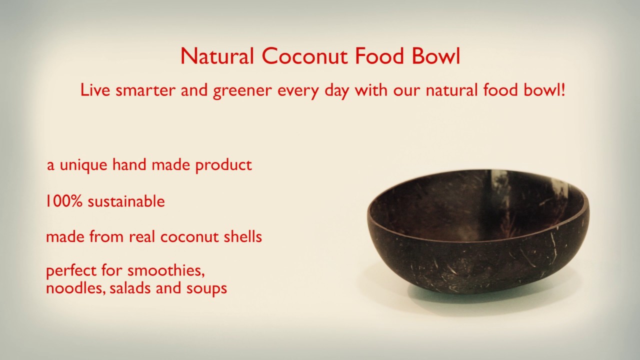 Ciotola In Cocco Naturale 100% - Lavorata A Mano, Originale, Per Frutta, Smoothie O Decorazione (Diametro 12-15 Cm) - 4