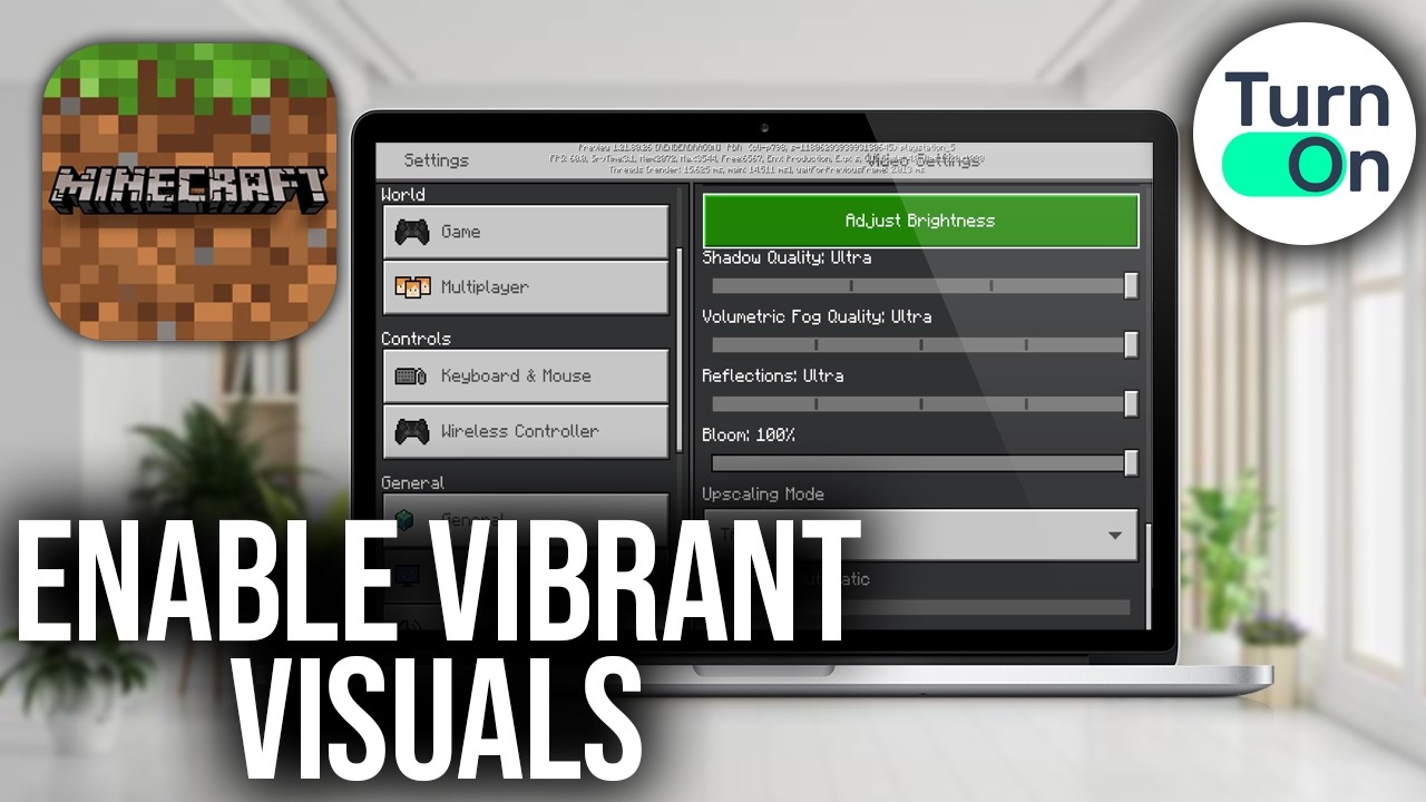 Minecraft Java Menu Pulse Visuals How To Turn On Vibrant Visuals In Minecraft Bedrock - YouTube