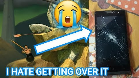 Gatting over it part-2 || I Hate Gatting over it A game has broken my mobile 😭