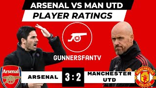 Arsenal Vs Man Utd Player Ratings