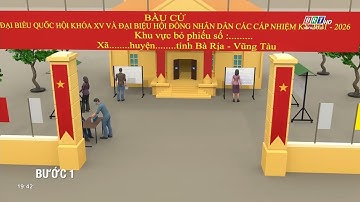 HƯỚNG DẪN CÁC BƯỚC BỎ PHIẾU BẦU CỬ ĐBQH KHÓA XV VÀ ĐBHĐND CÁC CẤP, NHIỆM KỲ 2021 - 2026 | BRTgo