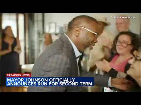 Brandon Johnson says he will seek reelection for Chicago mayor