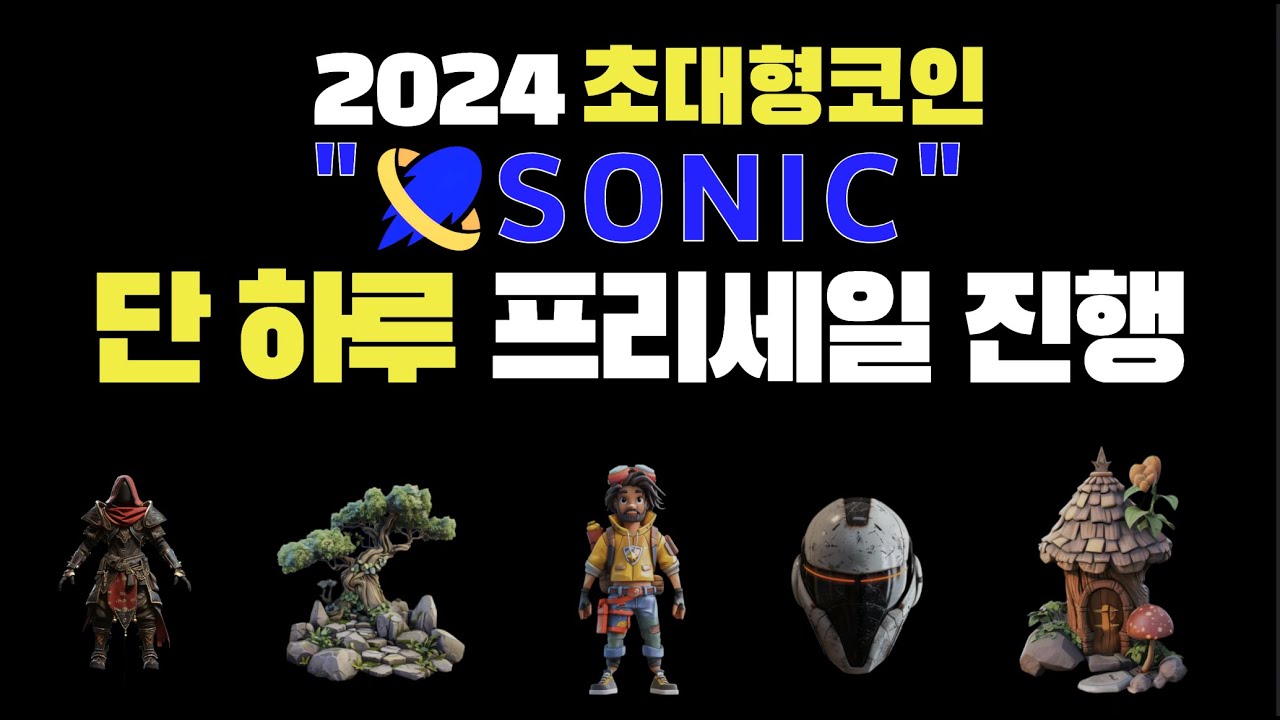 솔라나 기반 소닉 프로젝트, 2024 초대형 코인 