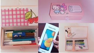 DIY pencil box from mobile box|How to make pencil box|Pencil box craft ideas