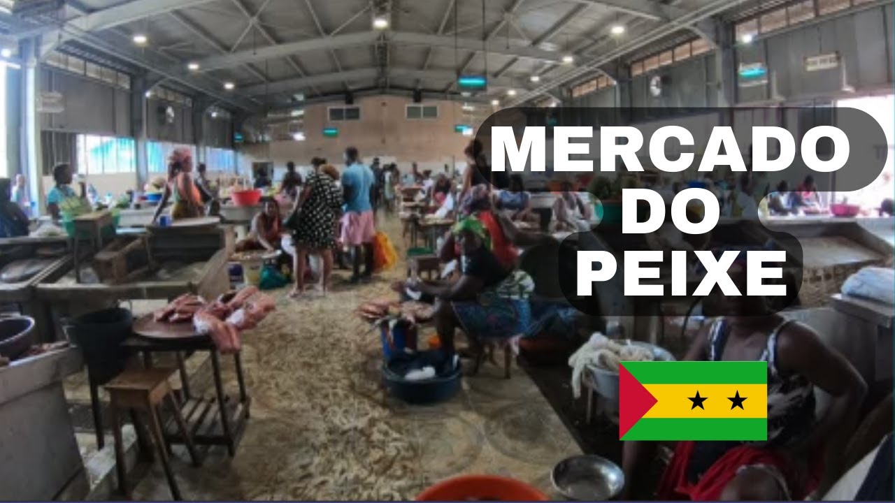 MERCADO DO PEIXE EM SÃO TOME E PRINCIPE I COMIDA TIPICA -  IZABEL FERREIRA (COTIDIANO EP#8)