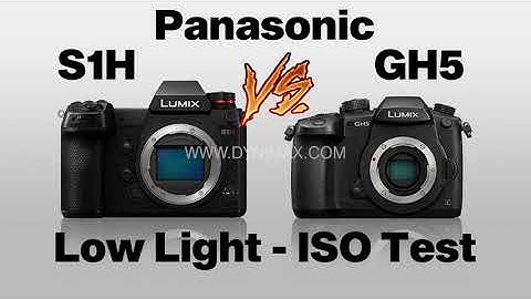 Panasonic Lumix S1H vs GH5 Low Light ISO video Test