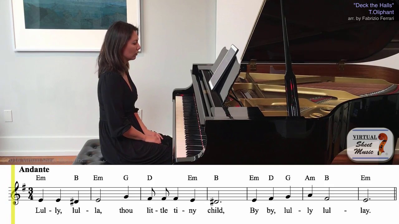 The Coventry Carol Piano Backing Track Demo Play Along