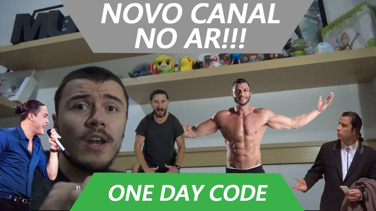 NOVO CANAL NO AR!!! One Day Code - Aprenda Programação com Séries ...