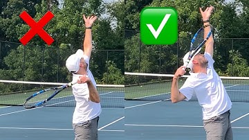 Fix Your Waiter’s Tray Serve (3 Easy Tennis Drills)