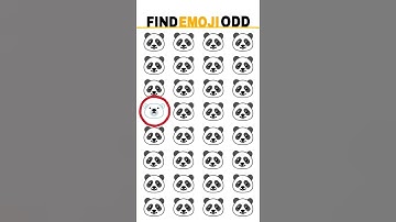 FIND THE ODD EMOJI OUT / EMOJI PUZZLE QUIZ #67 #shorts #howgoodareyoureyes #puzzlegame #emoji #quiz