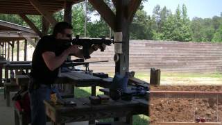 Linc shooting his AR on the 100yrd Range
