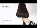 Colour 2 darkest brown hair extensions by cliphaircouk