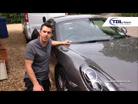 How To Remove A Dent From A Porsche Using Paintless Dent Repair