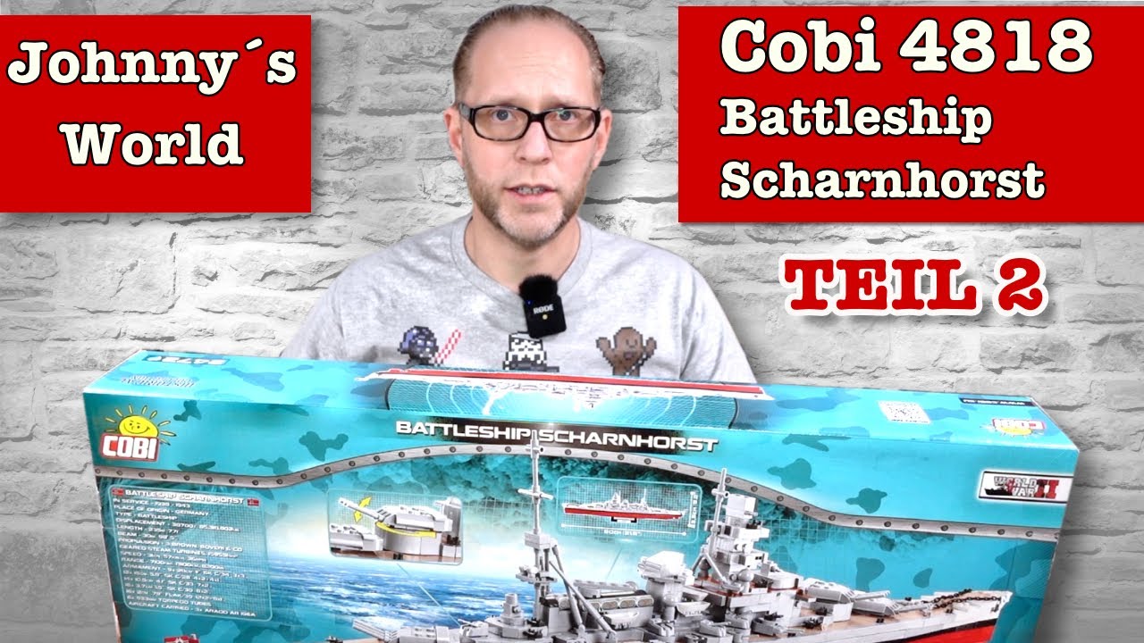 Teil 2: Cobi 4818 Battleship Scharnhorst - bringen wir die Hübsche zuende.