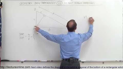 22.Geometry   Basic Terminology (22 of 34) Proportions of the Right Triangle