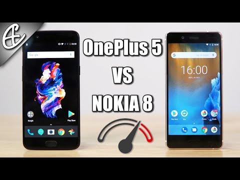 Nokia 8 vs OnePlus 5 - Stock Android Battle! Speedtest comparison!