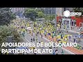 Apoiadores de Bolsonaro participam de ato na Avenida Paulista image