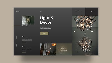 Dark Theme Website UI Design In Adobe XD | Dark Mode UI Design | Dark Mode Web Design