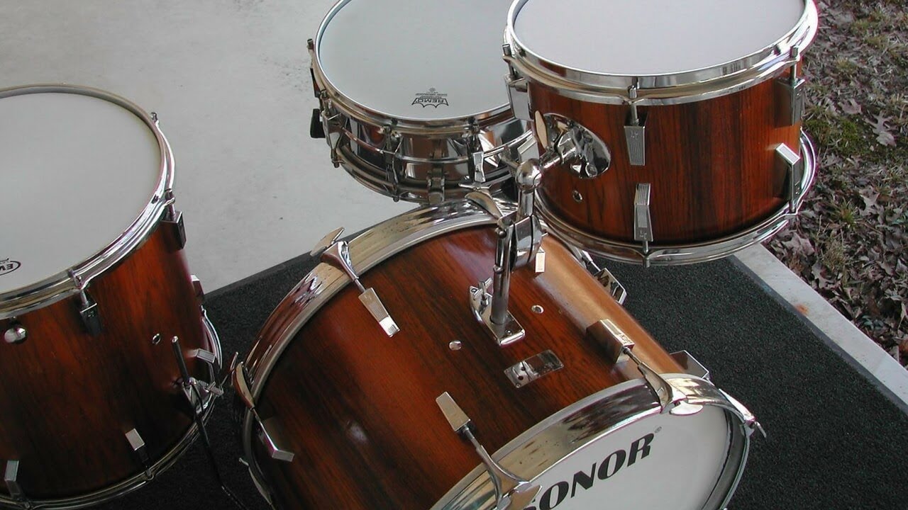 Rosewood "Champion" Rare Drum Set Unboxing 1973-75 - YouTube