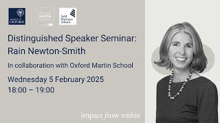 Distinguished Speaker Series - Rain Newton-Smith