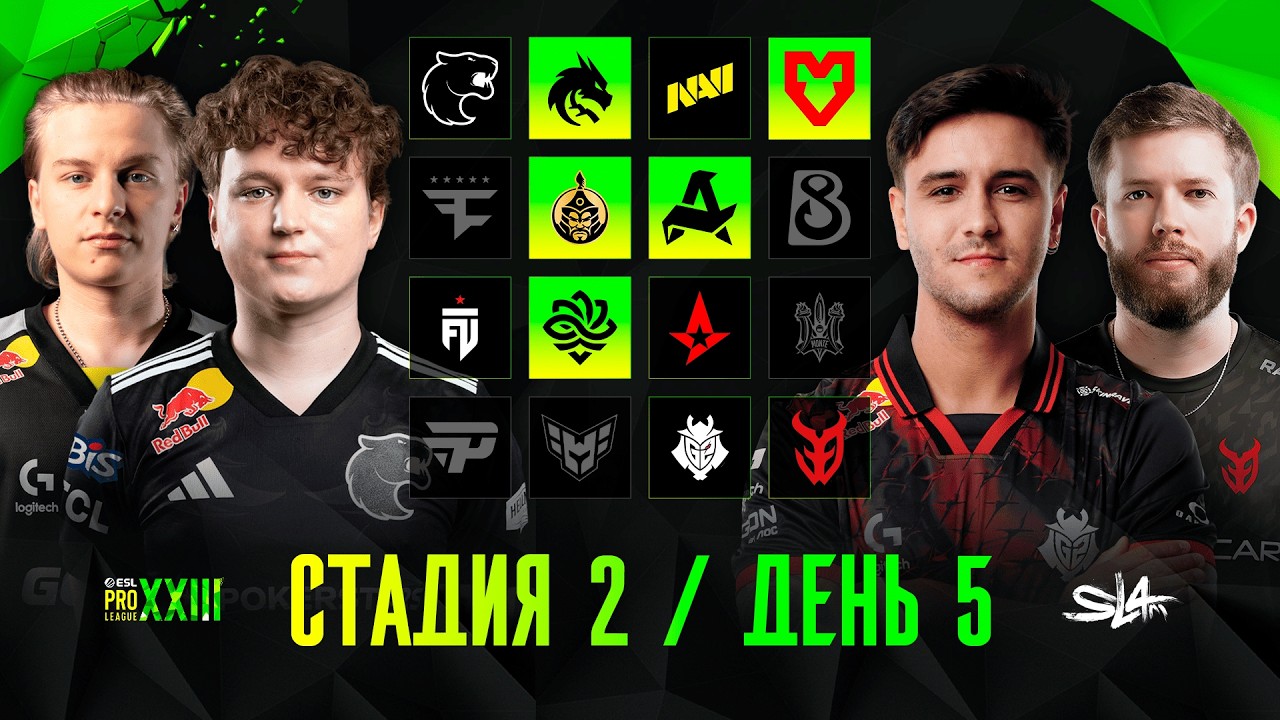 (RU) NAVI vs. 3DMAX  | ESL Pro League Season 23 Stage 2 | Day 10