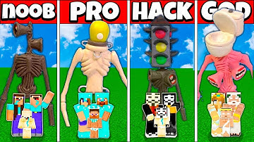 Minecraft Battle FAMILY ALL MODS SIREN HEAD SCP 6789 HOUSE NOOB vs PRO vs HACKER vs GOD Animation