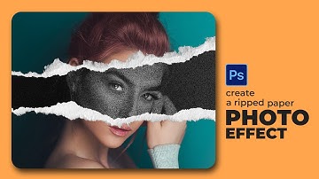 Create a stunning RIPPED PAPER photo effect in Photoshop - Easy Tutorial
